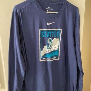 Seattle Mariners bike long sleeve dri-fit shirt